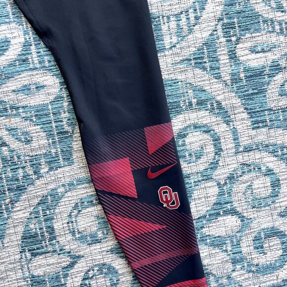 Nike Oklahoma Sooners‎ Dri-FIT High-Waisted Spell Out Women's Leggings - Size XL - Picture 5 of 9
